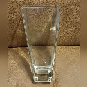 LSA International Mouth Blown Glass Vase Clear Made In Poland